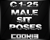 !C! - Male Sit Poses