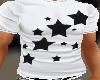 White T Shirt with Stars