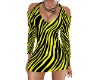 Yellow Zebra Dress