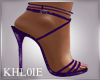 K lea purple heels