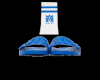 MIRI Blue Slides/W Socks
