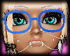 [BP] Blue Nerd Glasses