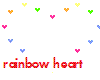 Cute Rainbow Heart =]