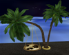 beach palm 2 w/swing