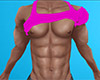 Hot Pink Rolled Tank (M)