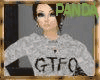 [PANDA]Grey GTFO hoodie