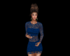 Lacey Blue Dress RXL