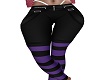 Purp & Blk Pita Pants