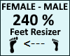 Feet Scaler 240%