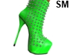 Diamond Diva Boots Green