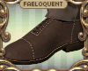 F:~ Dark brown shoes