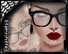 LM` Retro Glasses Blk