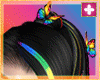 Neon rainbow butterflies