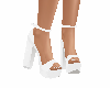 Ladys White Heels