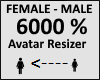 Avatar scaler 6000%