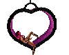 Black/Purple Heart Swing