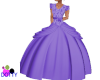 childs purple ballgown