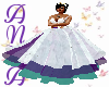 Purple / Teal Gown