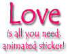 Love Animated Sticker