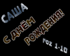 Sasha s dnjom rozhdeniya