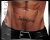 S: Serafina belly tattoo