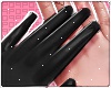 ⍩. black gloves