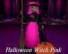 Halloween Witch Pink
