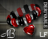 -MB-Red Heart Bracelet L