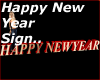 Happy nw yr sign seat