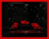 !R! Bed W/Poses Red/Blac