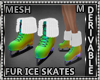 Fur Ice Skates Mesh M