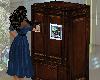 Antique Cabinetry Fridge
