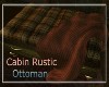 ZY: Cabin Rustic Ottoman