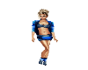 tenue complete loup bleu