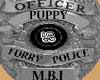 Furry Police Badge M.B.I