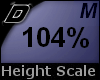 D► Scal Height*M*104%