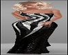 Silver n Black Gown