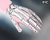 inc. Gloves Pink Skeleto