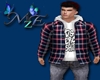 MzE Red n Blue Hoodie