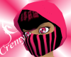 ¤C¤ Pink Ninja Girl Mask