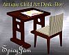 Antq Yng Boy's Art Desk