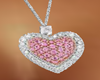 crm*pink diamond heart
