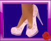(AR) Daisy Pink heels