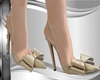 Elite gold pumps