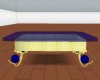 blue gold coffee table