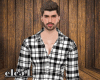 white plaid shirt