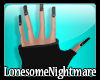 Black Gloves With Nails