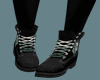 Skull black boot