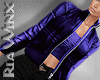 Purple Puff Coat + Top