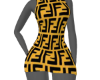 [LL] Yellow Fendi Dress